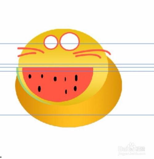 貓吃瓜怎么畫好看,貓吃瓜的趣味插畫指南