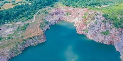 溧陽市網紅礦坑湖在哪,揭秘江南秘境的璀璨明珠